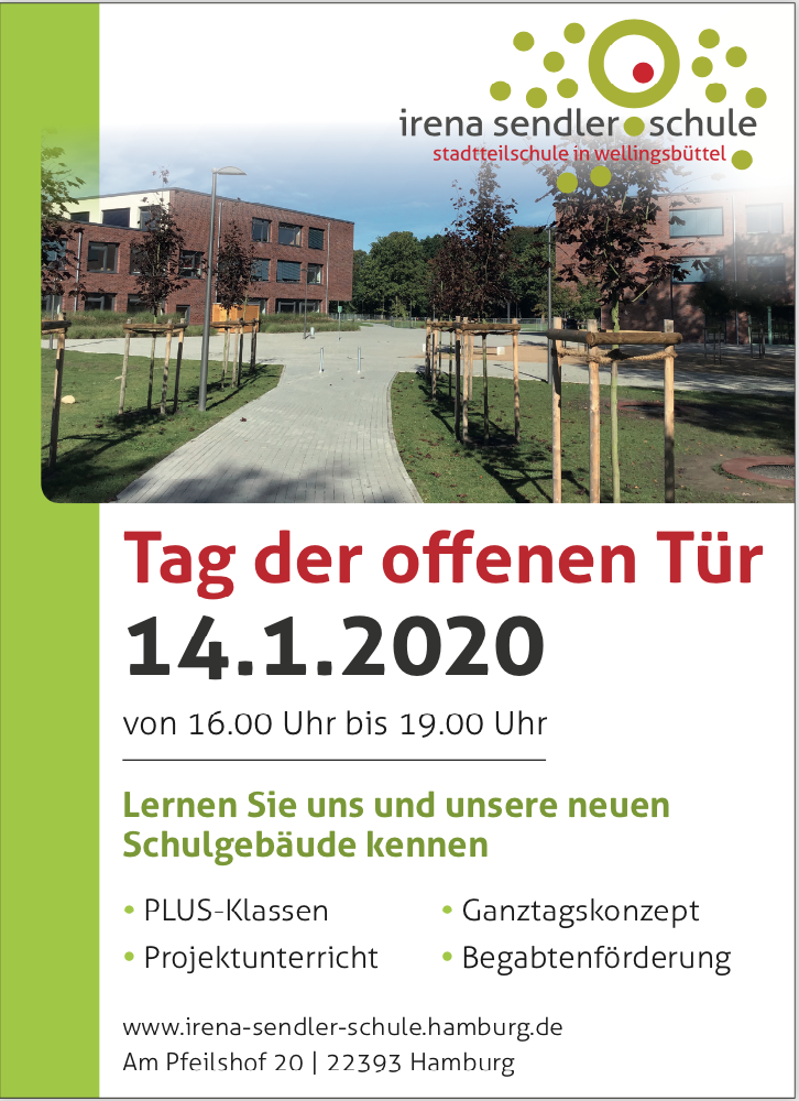 Lernen Sie Uns Kennen Tag Der Offenen Tur Am 14 Januar 2020 Irena Sendler Schule