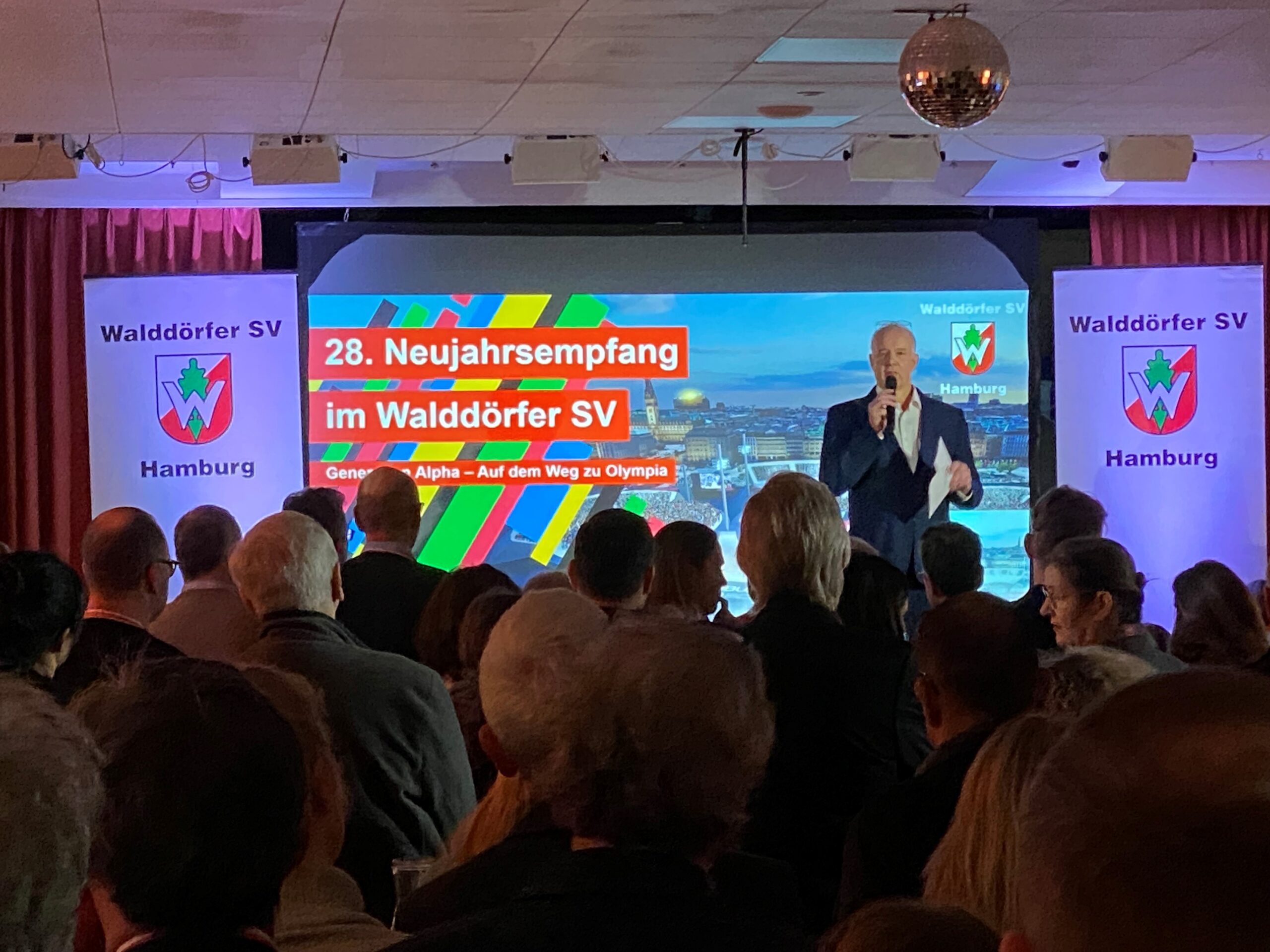 ISS beim Neujahrsempfang des Walddörfer Sportvereins (WSV)