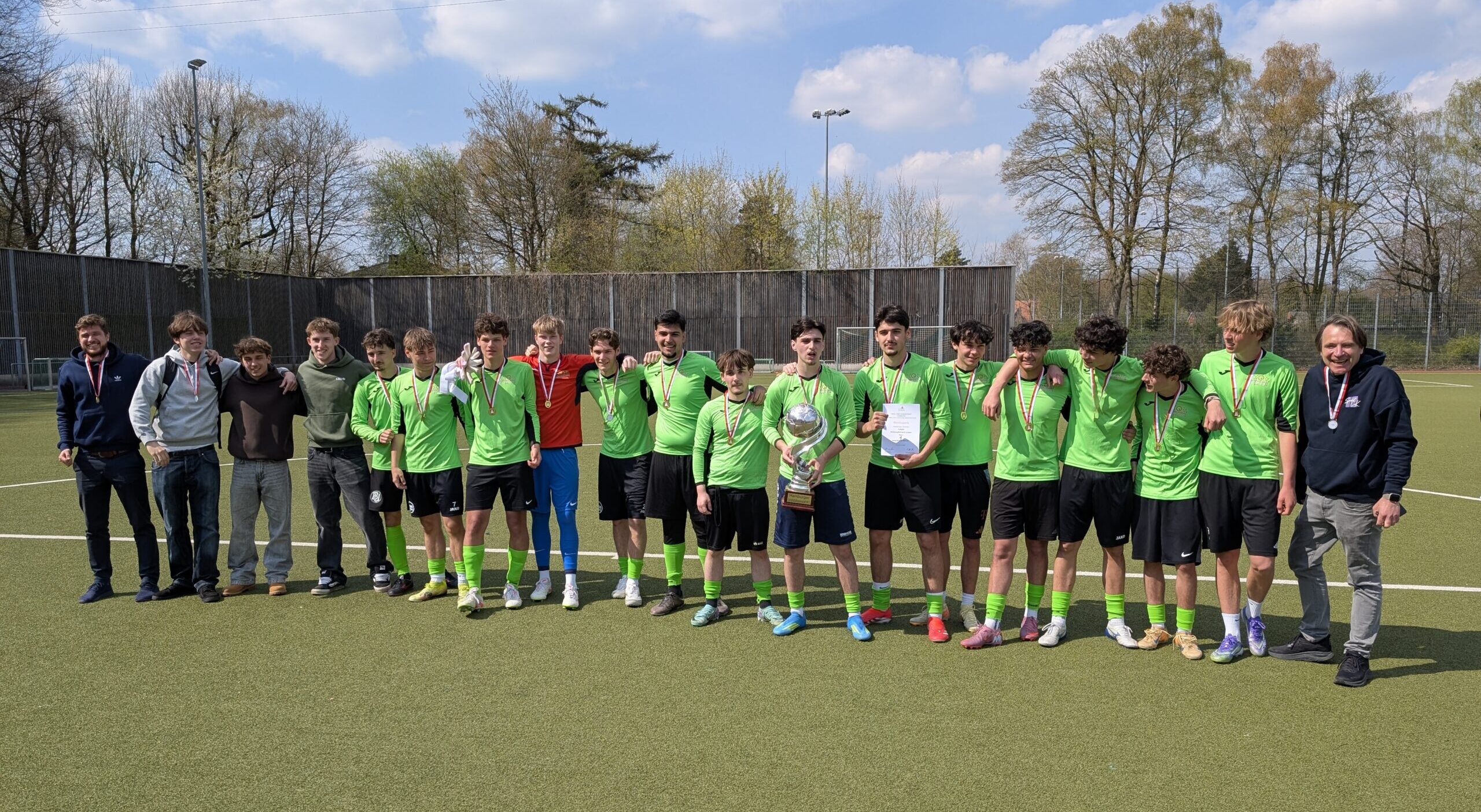 Irena-Sendler-Schule ist Stadtmeister im Fußball